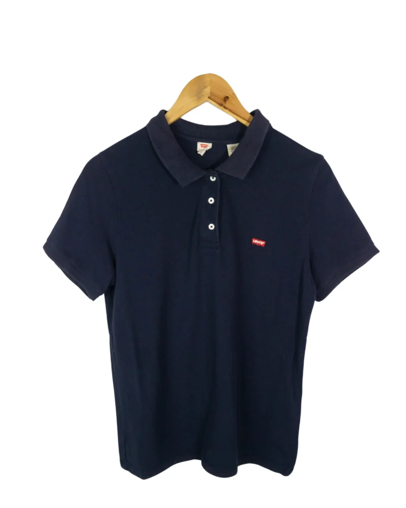 Polo Levis azul marino S - Lacaie Vintage