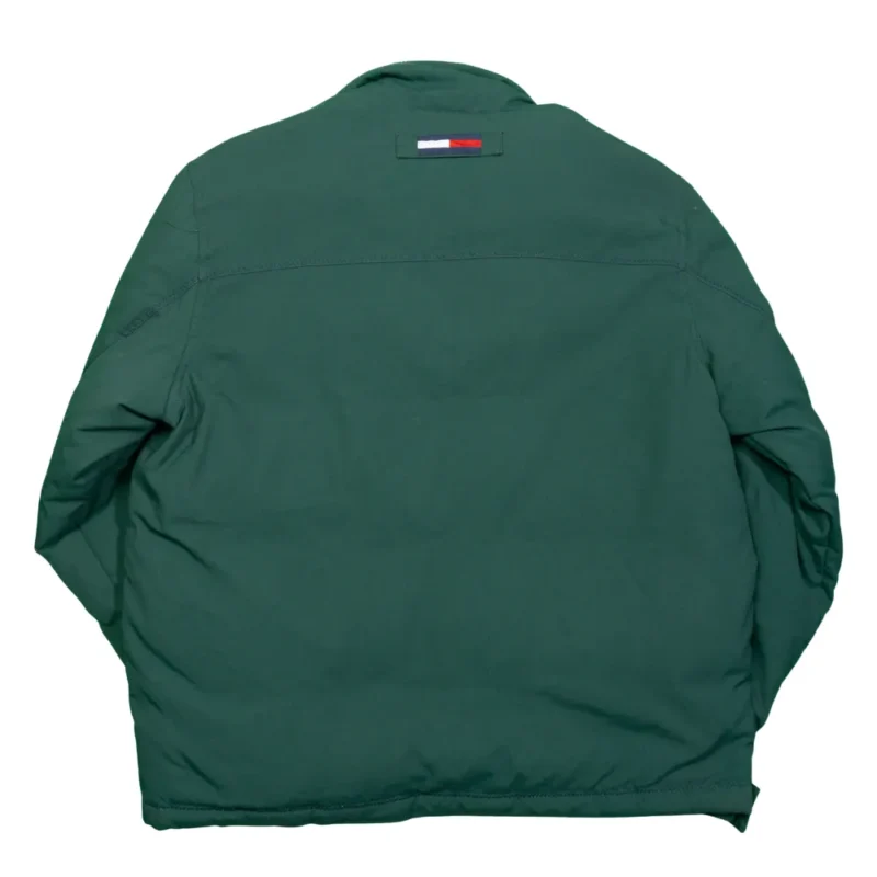 Abrigo de plumas Tommy Hilfiger vintage 90s verde S oversize - Imagen 3 - Lacaie Vintage