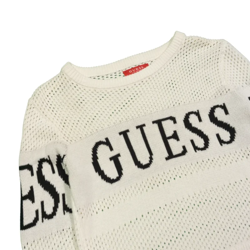 Jersey Guess Y2K blanco S - Imagen 2 - Lacaie Vintage