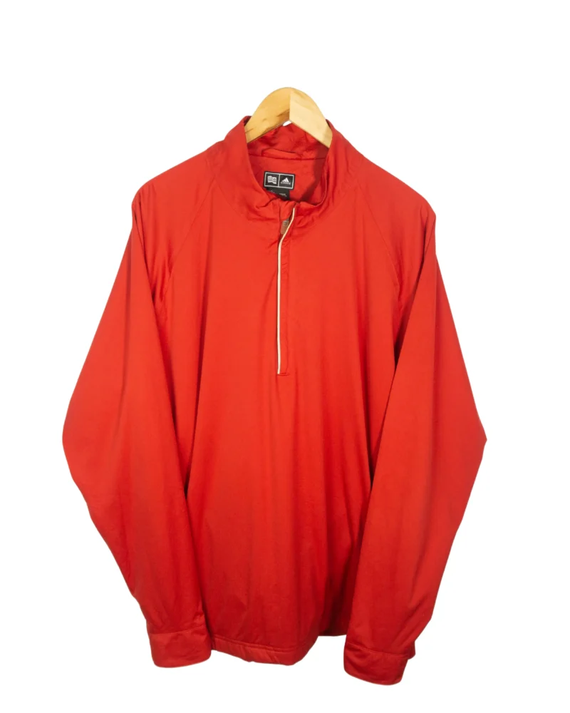 Jersey 1/4 zip Adidas golf rojo XL - Lacaie Vintage