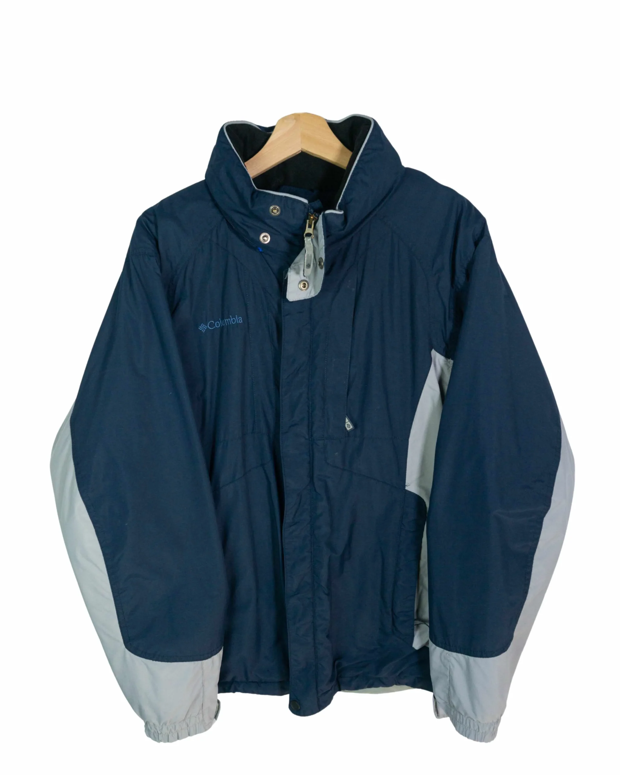 Abrigo Columbia vintage 00s azul marino/gris M - Lacaie Vintage Abrigo Columbia vintage 00s azul marino/gris M - Lacaie Vintage