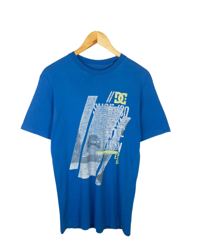 Camiseta Dc skate Ken Block azul S - Lacaie Vintage