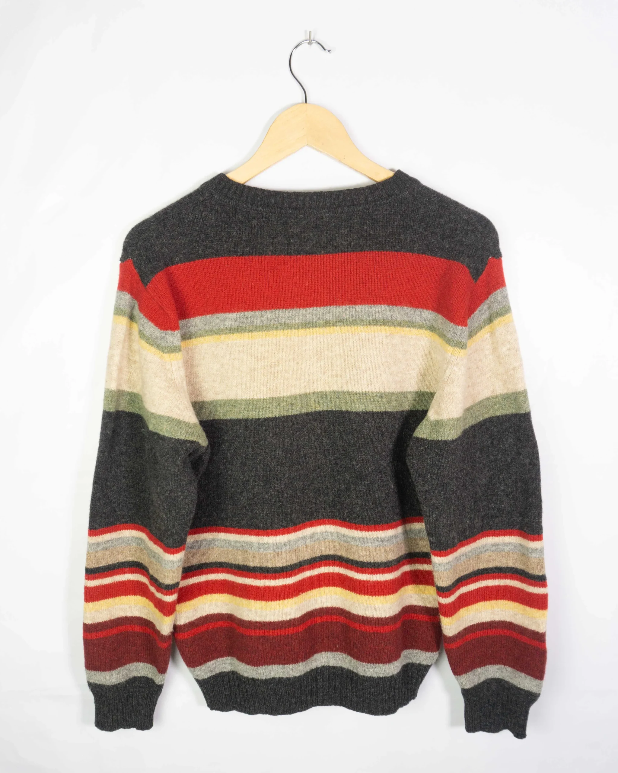 Jersey de lana de rayas Lacoste vintage 00s M - Lacaie Vintage Jersey de lana de rayas Lacoste vintage 00s M - Imagen 3