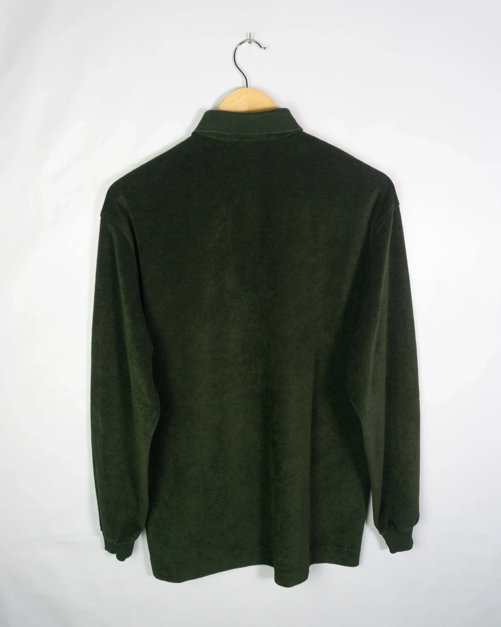 Polo manga larga terciopelo Burberrys vintage 90s L - Lacaie Vintage Polo manga larga terciopelo Burberrys vintage 90s L - Imagen 4