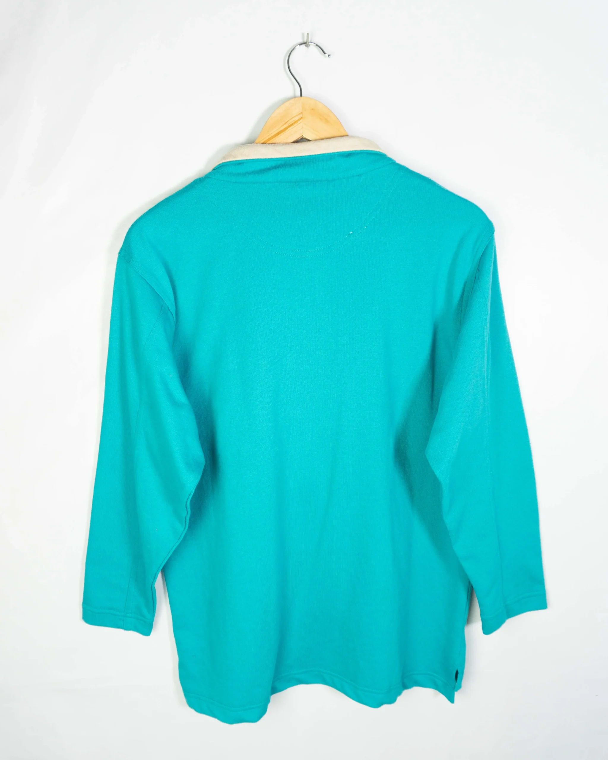 Jersey 1/4 zip Boomerang vintage 90s verde S - Lacaie Vintage Jersey 1/4 zip Boomerang vintage 90s verde S - Imagen 3