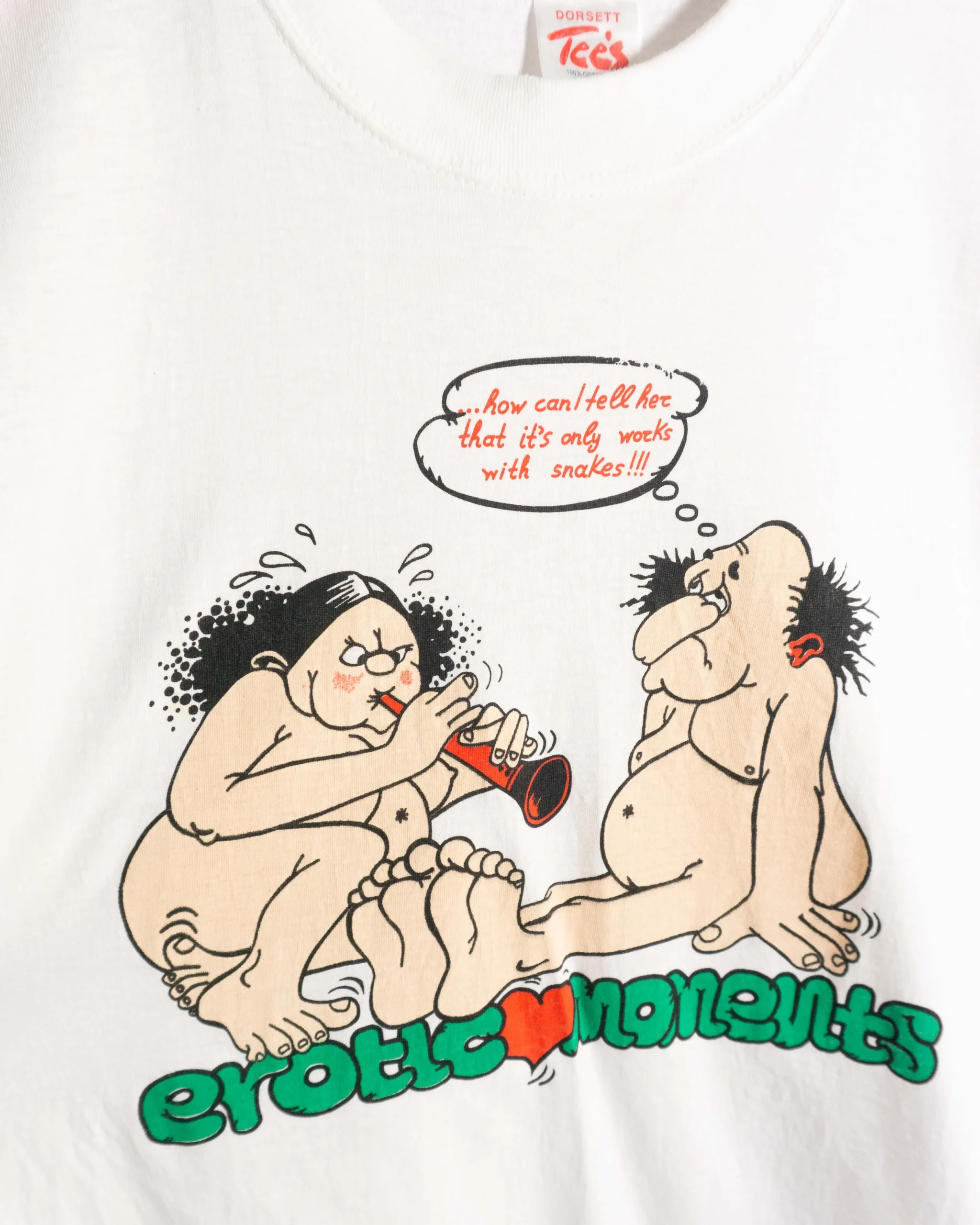 Camiseta print vintage 90s blanca M - Lacaie Vintage Camiseta print vintage 90s blanca M - Imagen 2