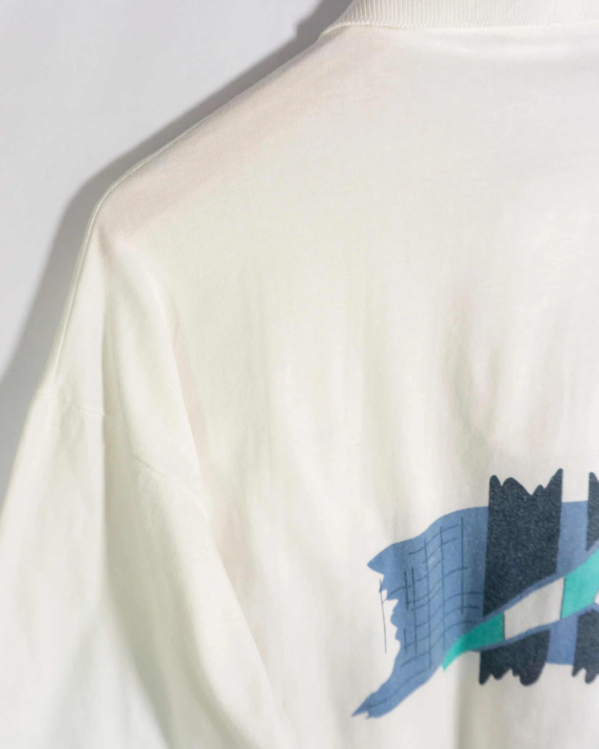 Polo Adidas vintage 90s blanco L - Lacaie Vintage Polo Adidas vintage 90s blanco L - Imagen 3