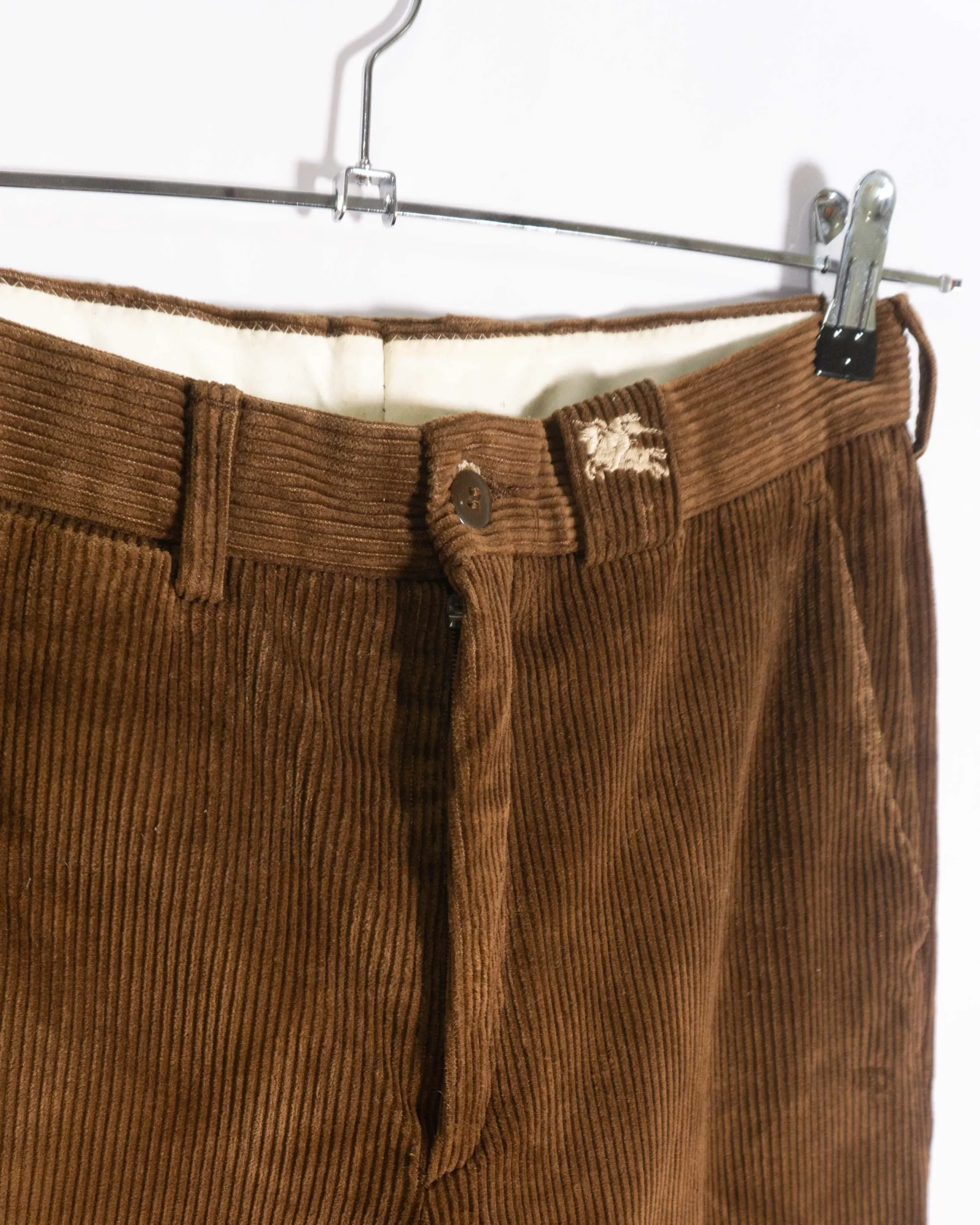 Pantalón de pana Burberrys vintage 90s marrón 40 - Lacaie Vintage Pantalón de pana Burberrys vintage 90s marrón 40 - Imagen 2