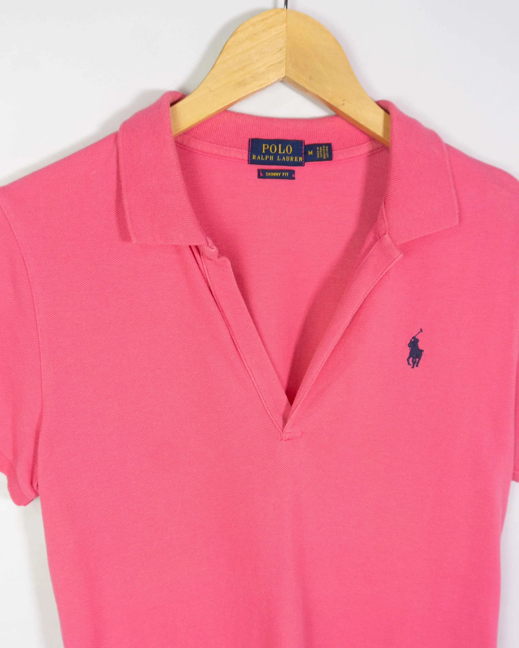 Polo mujer Ralph Lauren rosa M - Lacaie Vintage Polo mujer Ralph Lauren rosa M - Imagen 2