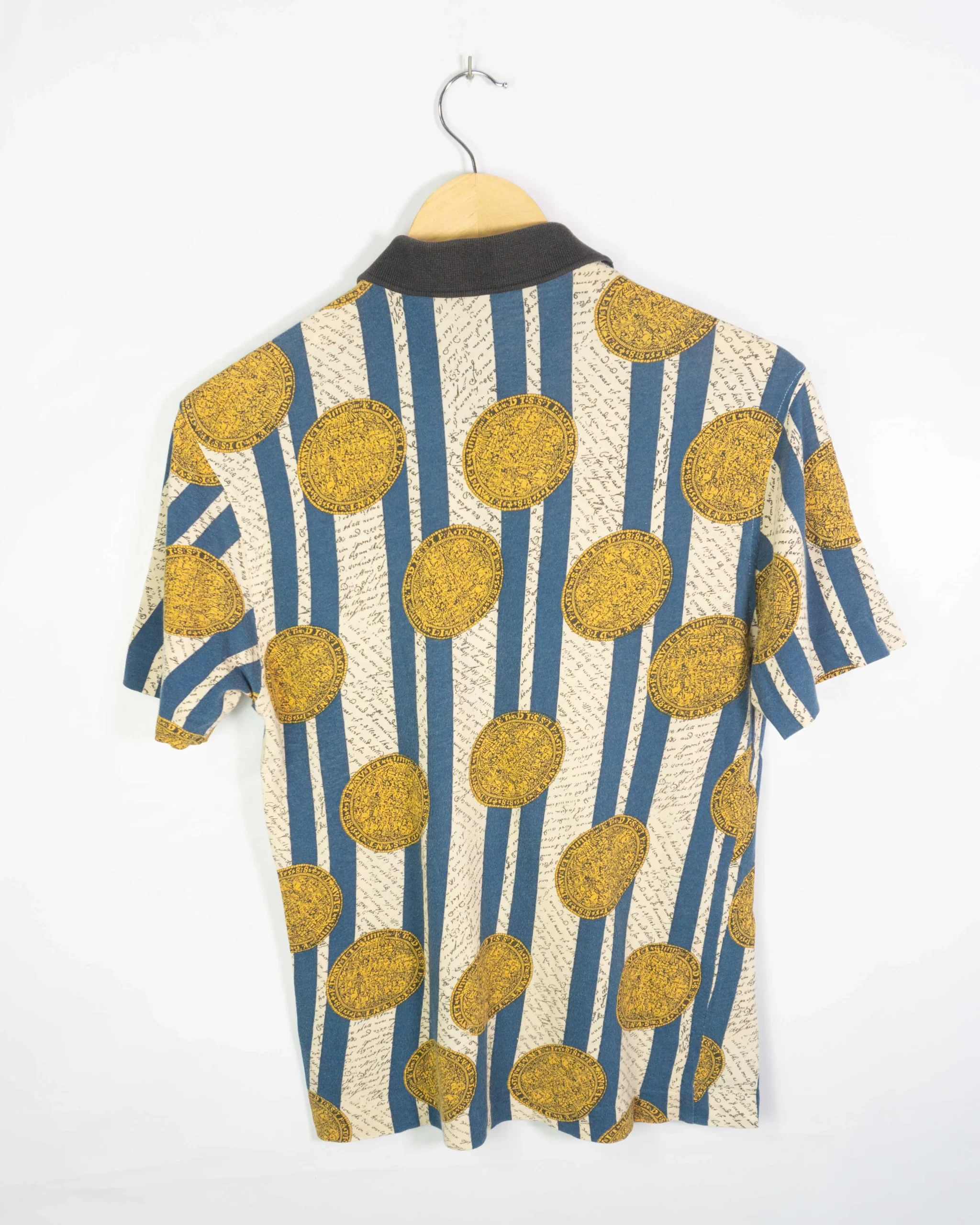 Polo estampado Burberrys vintage 90s XS - Lacaie Vintage Polo estampado Burberrys vintage 90s XS - Imagen 3