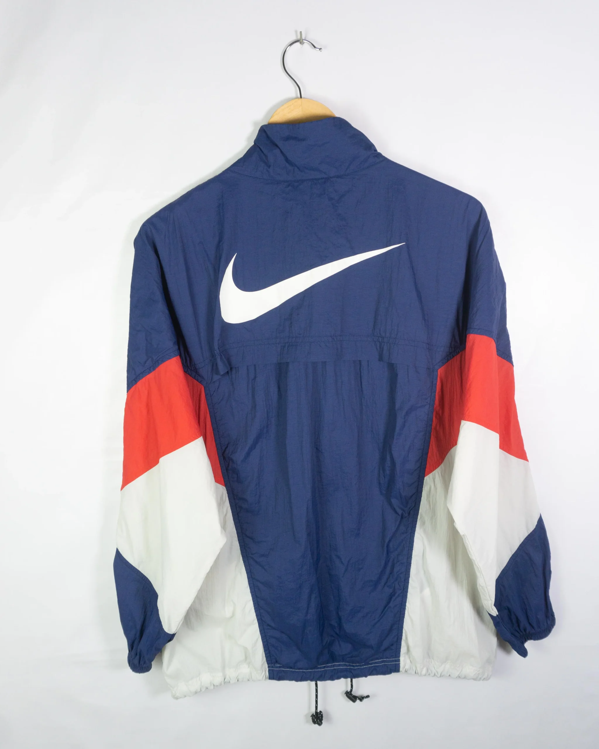 Chaqueta cortavientos Nike azul marino/blanco/rojo M - Lacaie Vintage Chaqueta cortavientos Nike azul marino/blanco/rojo M - Imagen 3