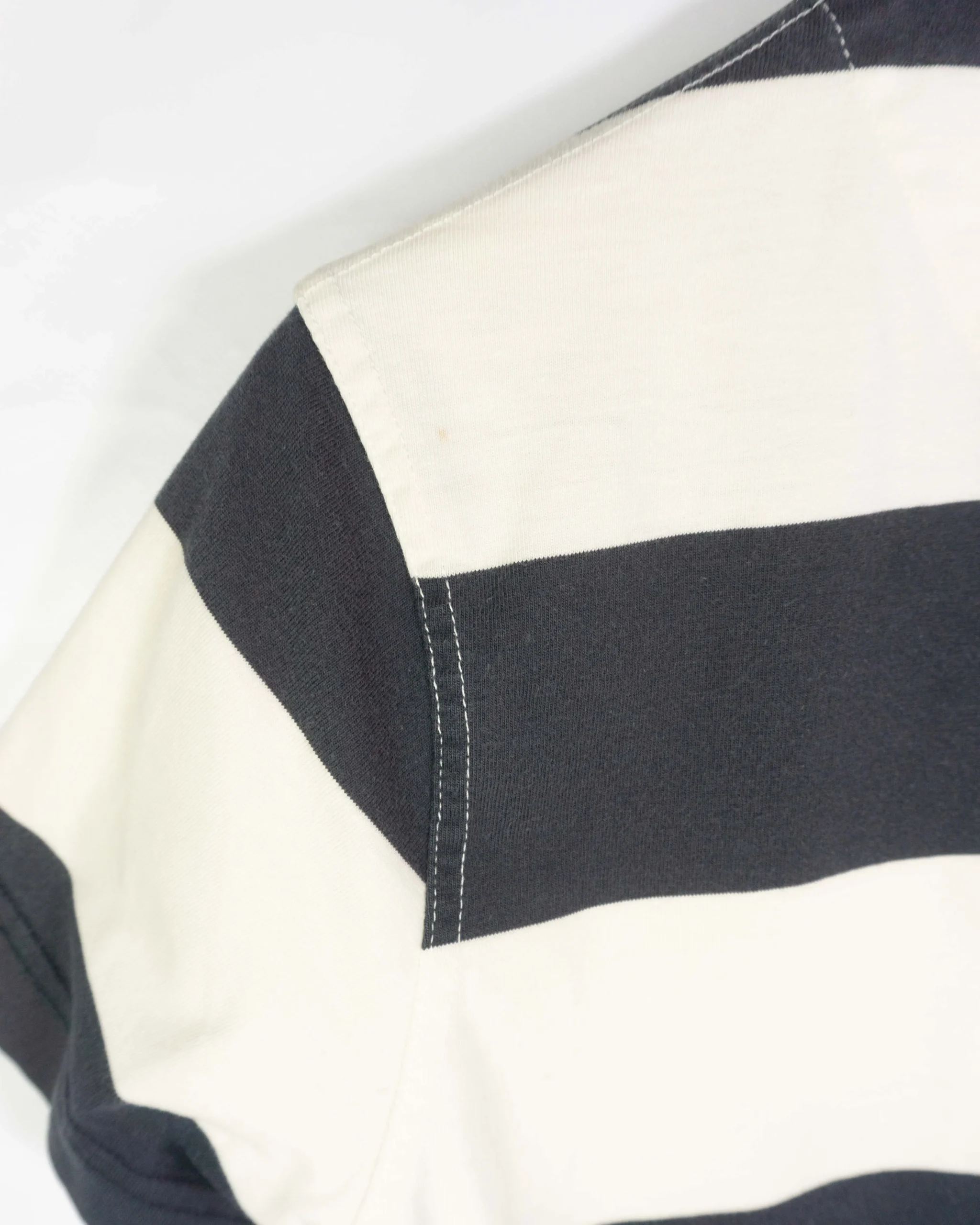 Polo de rayas Thomas Burberrys vintage 00s S - Lacaie Vintage Polo de rayas Thomas Burberrys vintage 00s S - Imagen 3