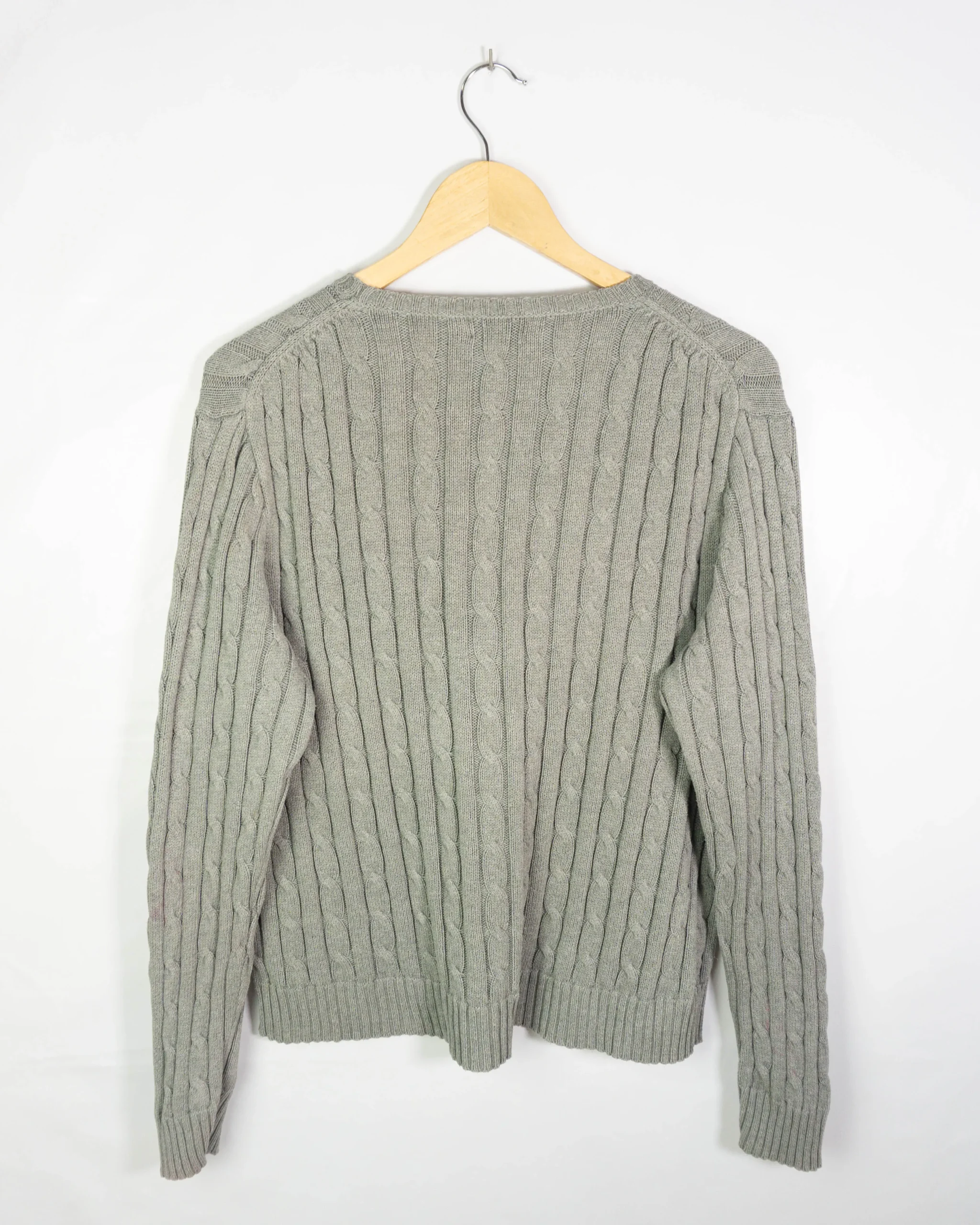 Jersey mujer Ralph Lauren gris XL - Lacaie Vintage Jersey mujer Ralph Lauren gris XL - Imagen 3