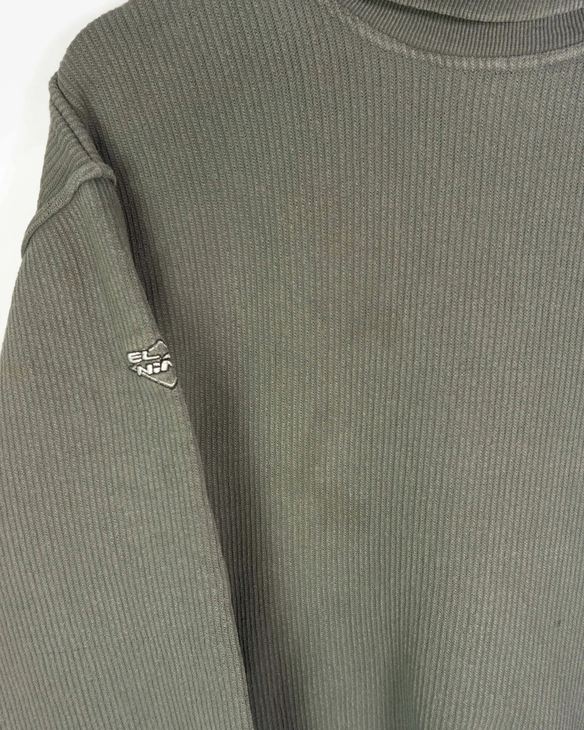 Jersey cuello alto El Niño Y2K gris S - Lacaie Vintage Jersey cuello alto El Niño Y2K gris S - Imagen 3