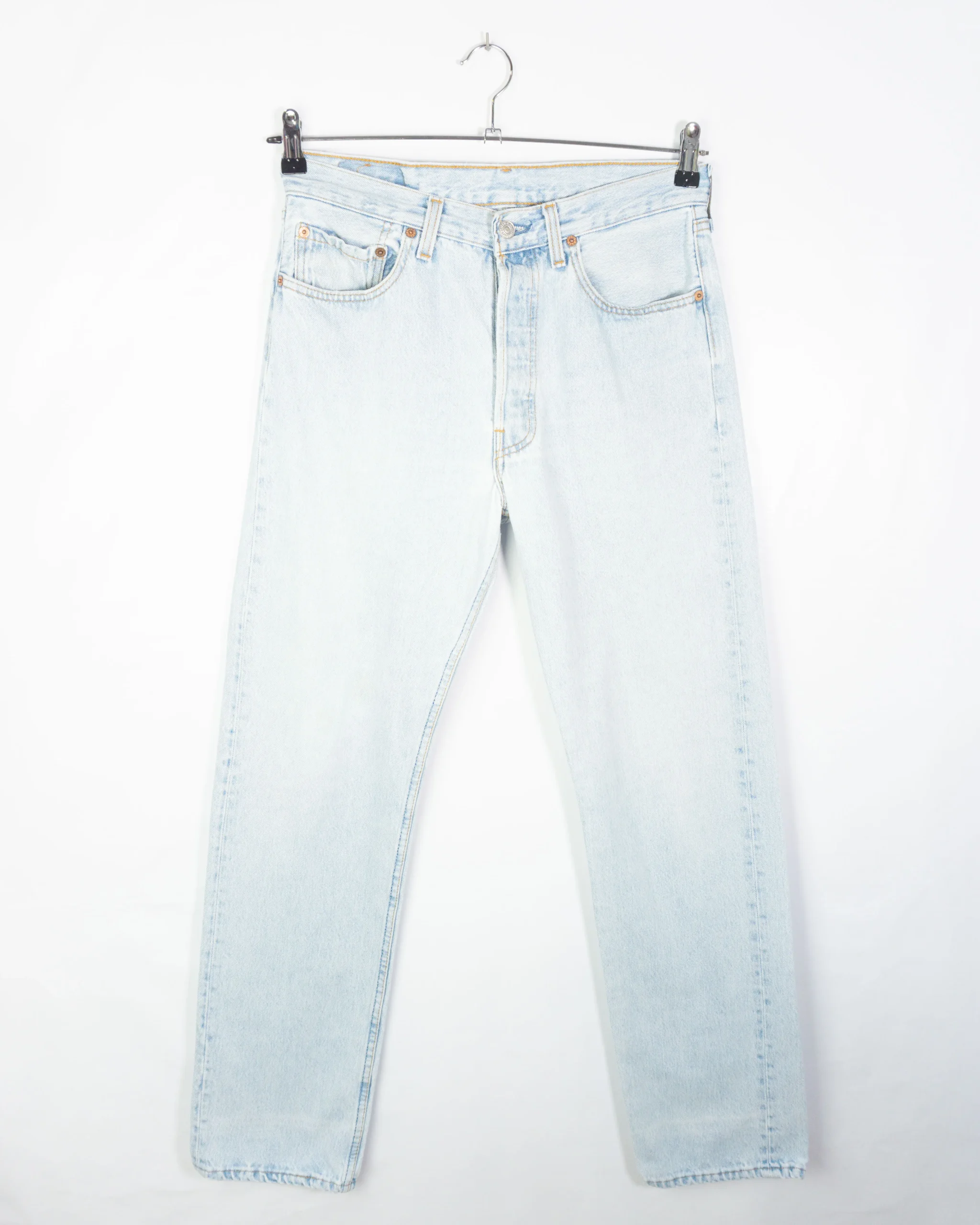 Vaquero Levis vintage 90s Made in USA azul claro W32 - Lacaie Vintage Vaquero Levis vintage 90s Made in USA azul claro W32 - Imagen 2