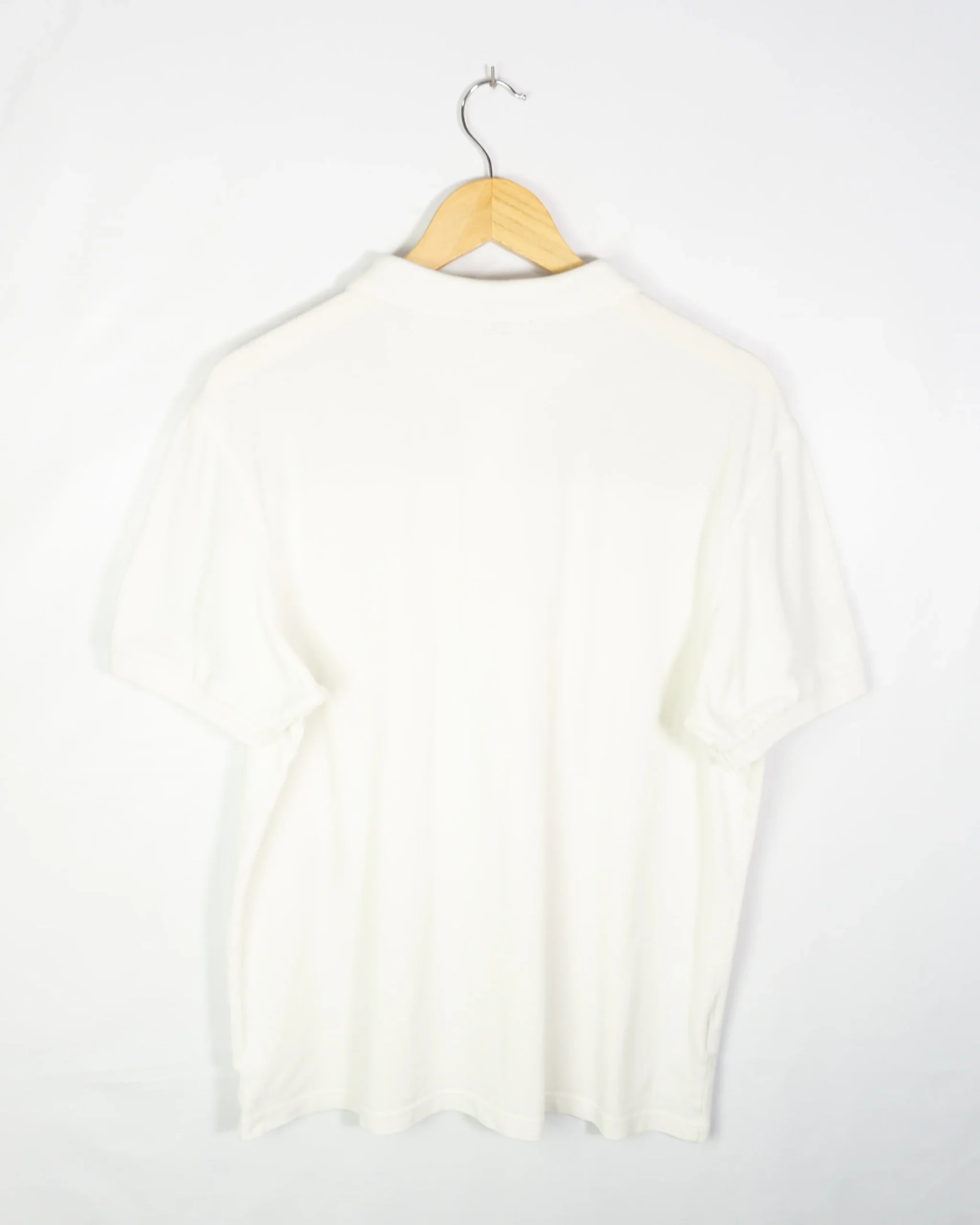 Polo Fred Perry blanco/gris XL - Lacaie Vintage Polo Fred Perry blanco/gris XL - Imagen 4