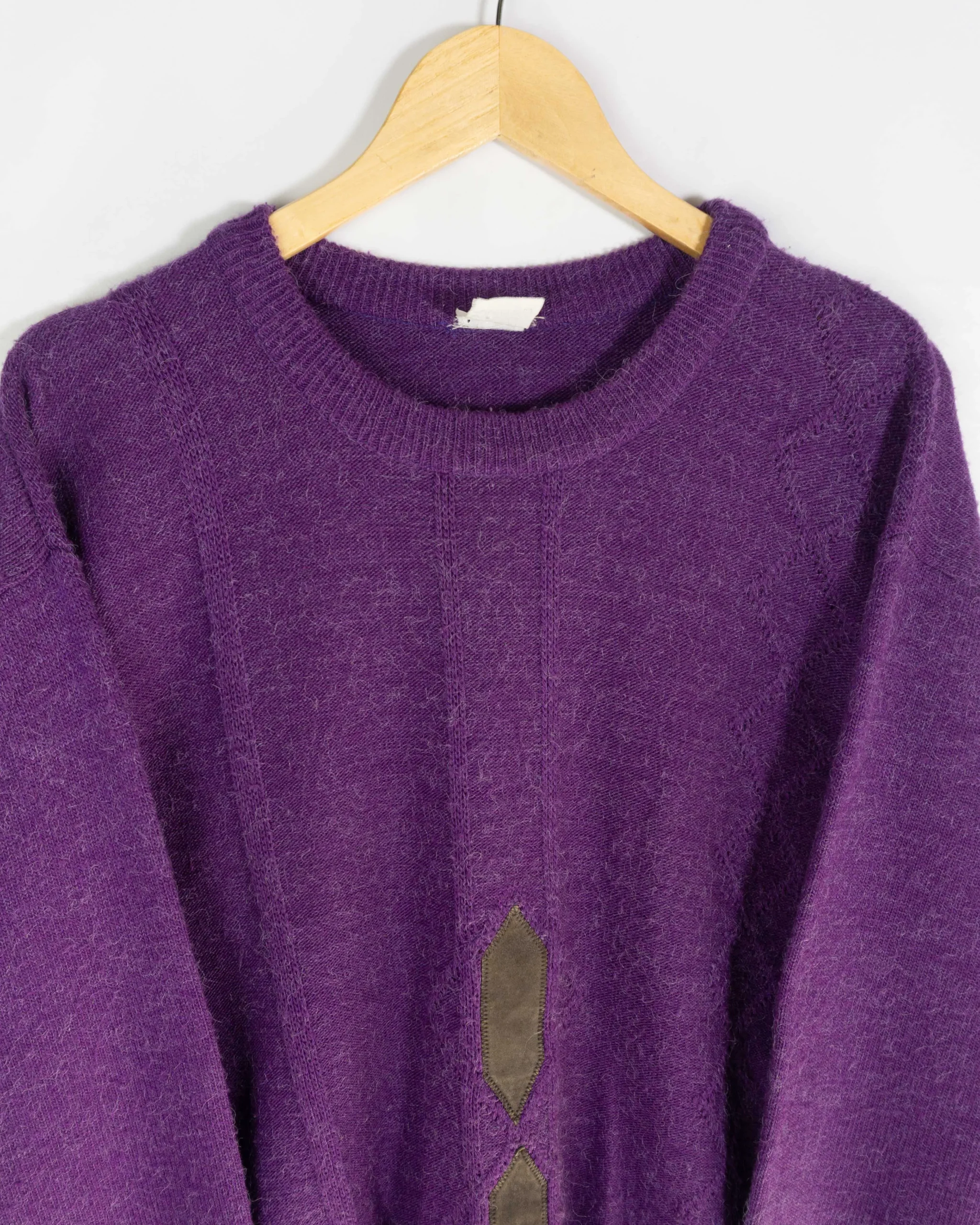 Jersey vintage 90s morado S - Lacaie Vintage Jersey vintage 90s morado S - Imagen 2