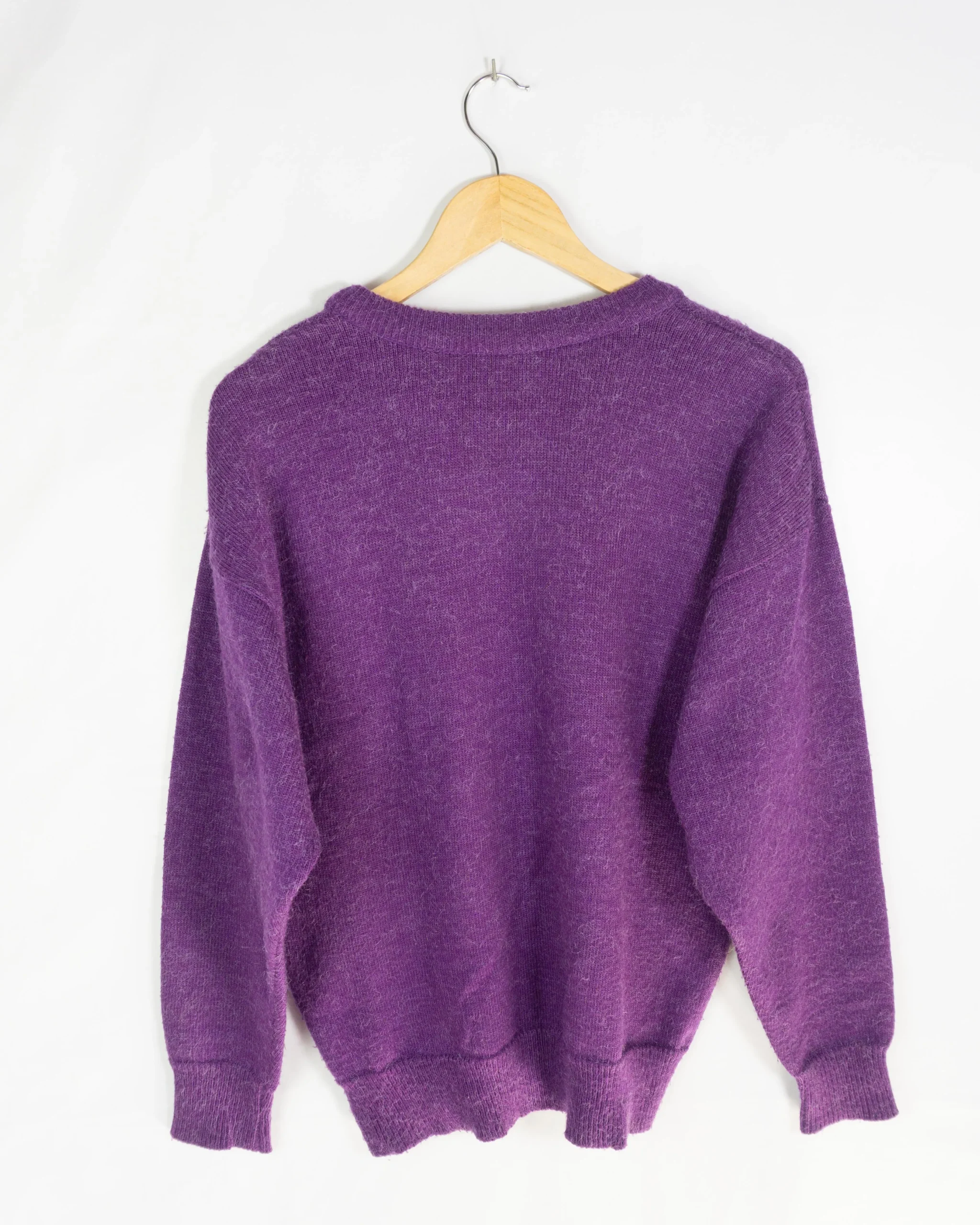 Jersey vintage 90s morado S - Lacaie Vintage Jersey vintage 90s morado S - Imagen 3