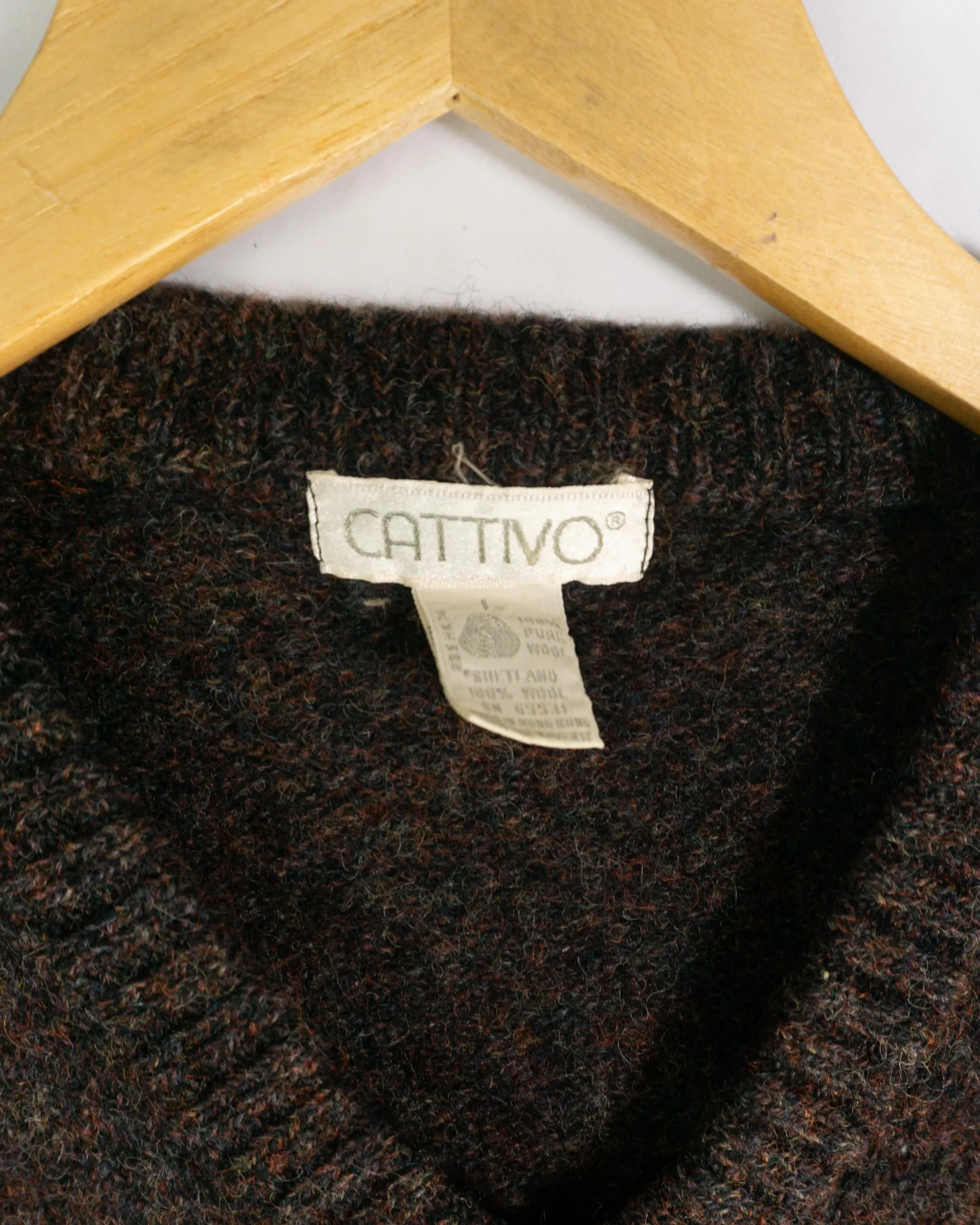 Chaleco de rombos vintage 90s S - Lacaie Vintage Chaleco de rombos vintage 90s S - Imagen 3