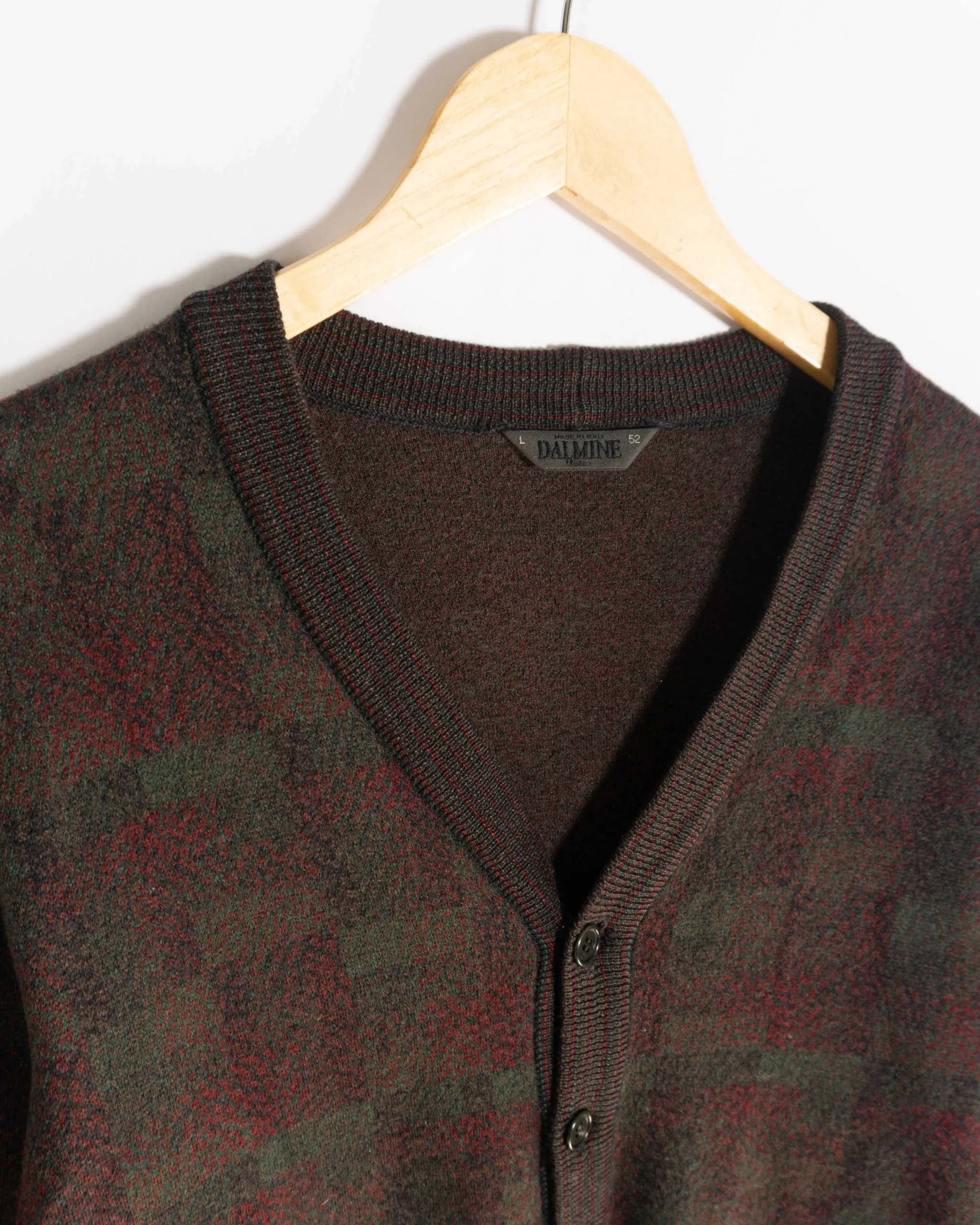 Cárdigan Dalmine vintage 90s marrón S - Lacaie Vintage Cárdigan Dalmine vintage 90s marrón S - Imagen 2