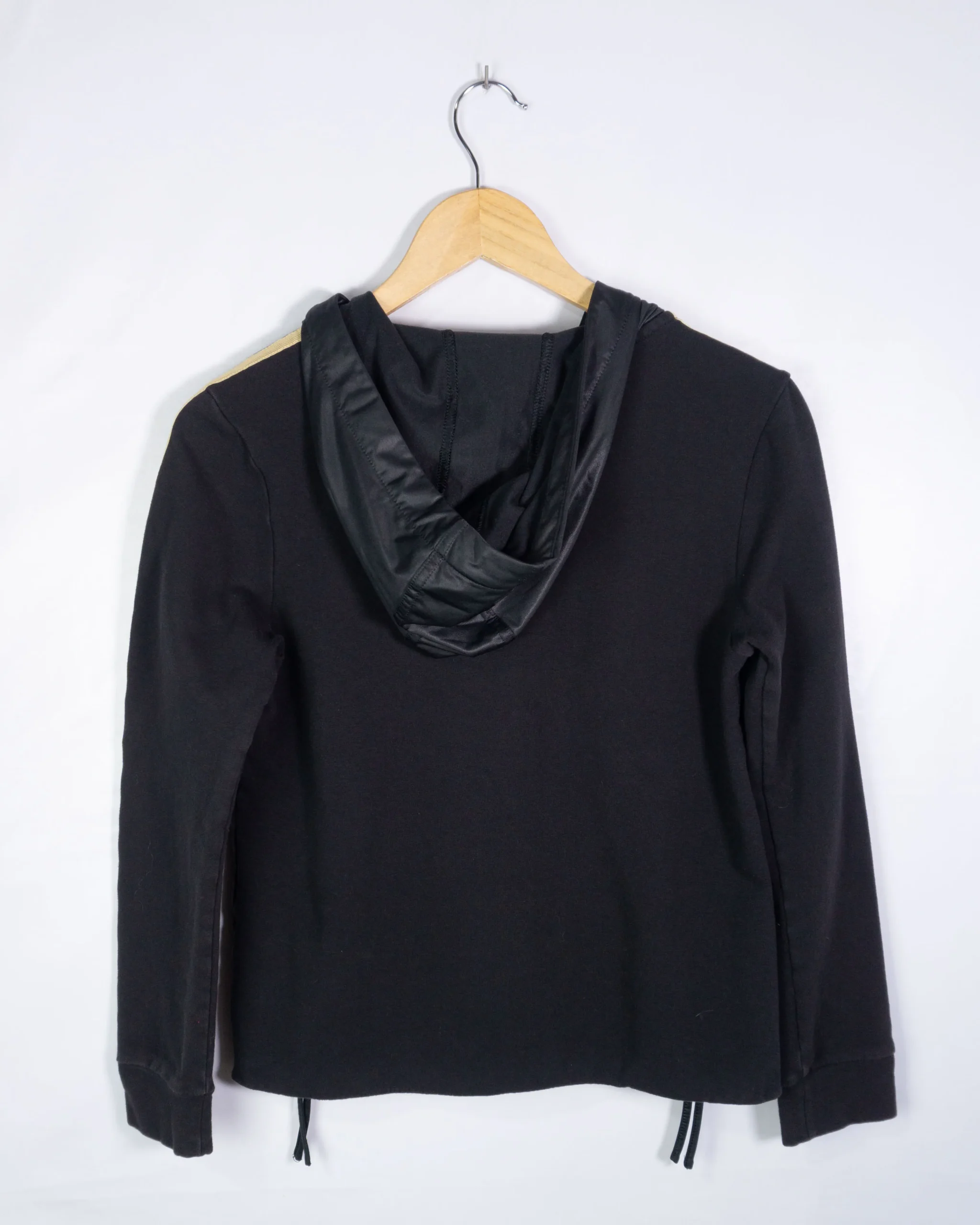 Sudadera con cremallera mujer Adidas negra M - Lacaie Vintage Sudadera con cremallera mujer Adidas negra M - Imagen 3