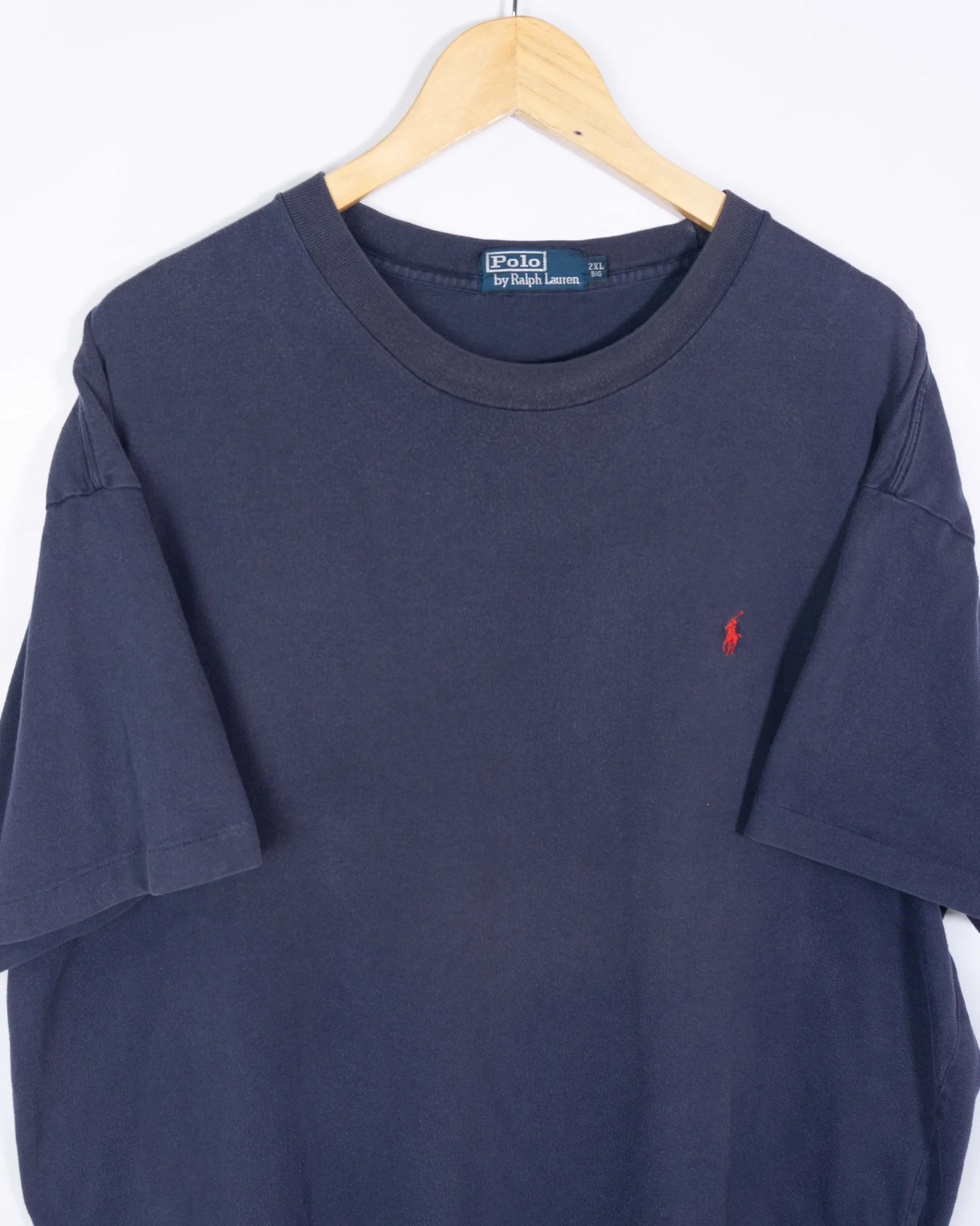 Camiseta Ralph Lauren vintage 90s azul marino XXL - Lacaie Vintage Camiseta Ralph Lauren vintage 90s azul marino XXL - Imagen 2