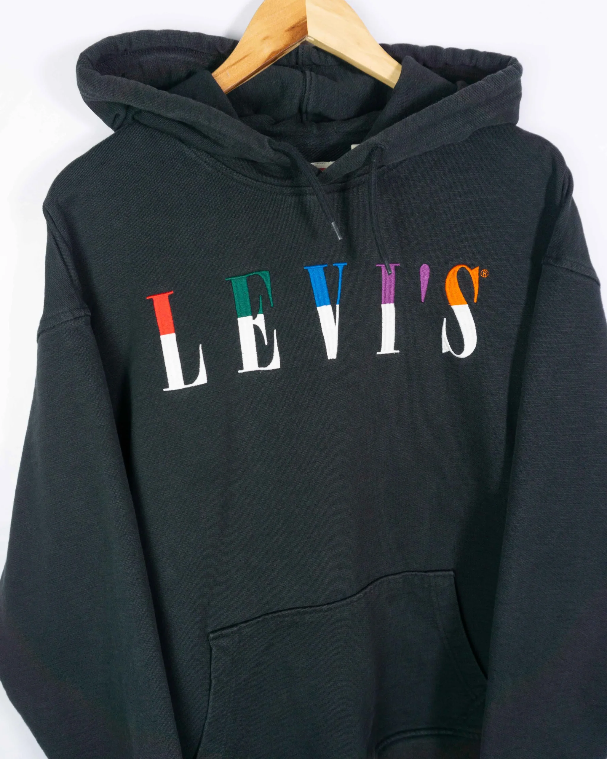 Sudadera Levis azul marino L - Lacaie Vintage Sudadera Levis azul marino L - Imagen 2