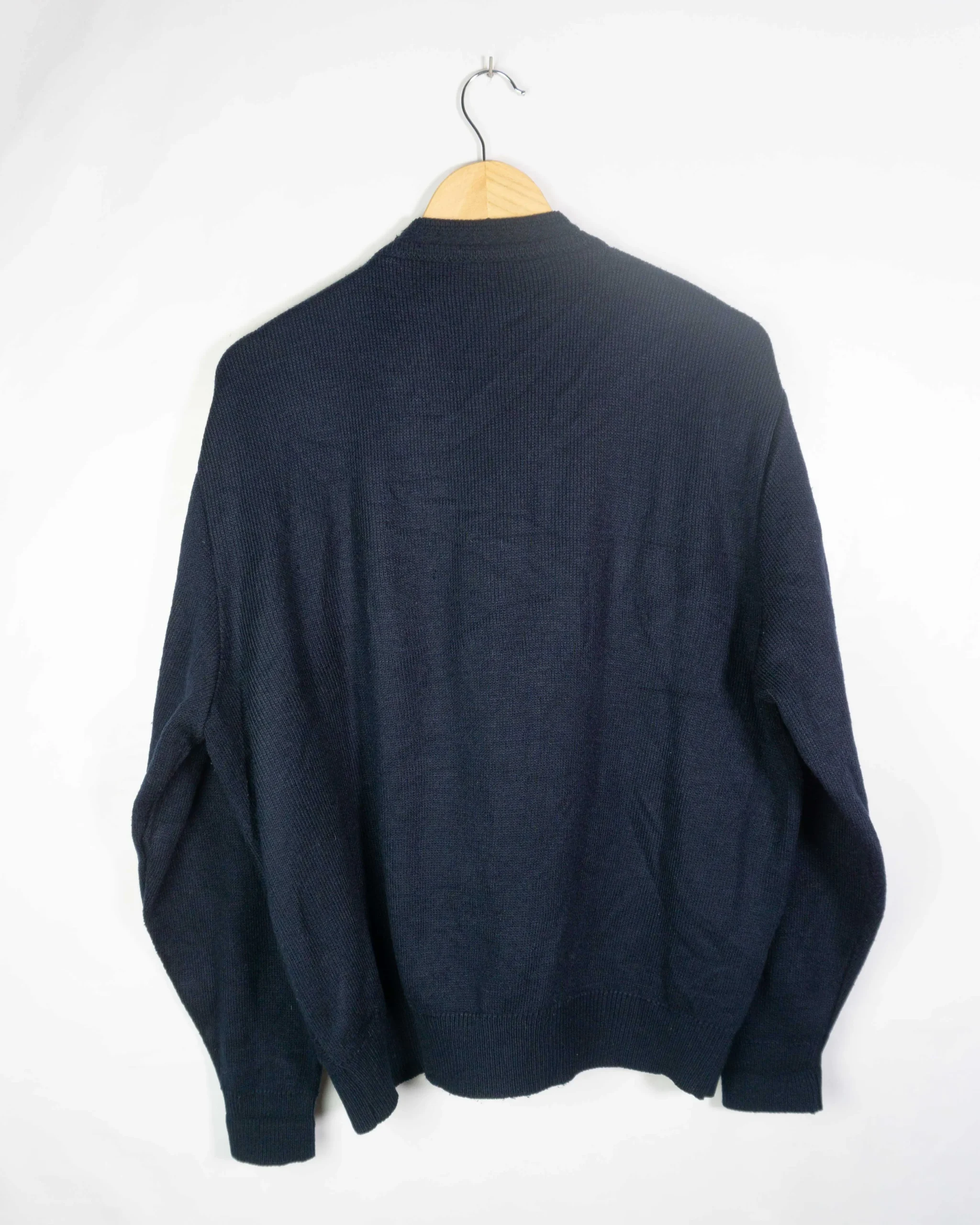 Cárdigan vintage 90s azul marino M - Lacaie Vintage Cárdigan vintage 90s azul marino M - Imagen 3