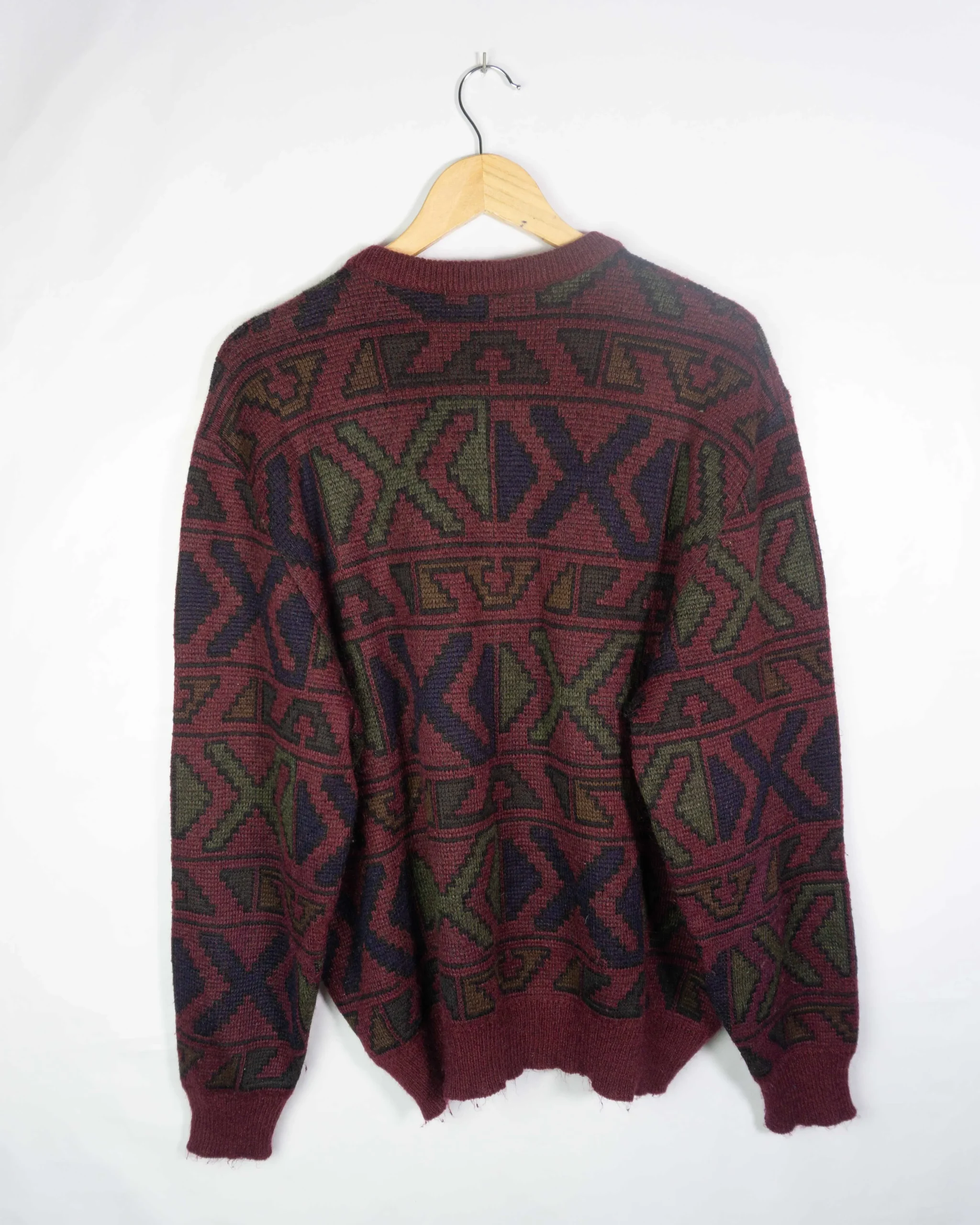 Jersey con botones estampado vintage 90s L - Lacaie Vintage Jersey con botones estampado vintage 90s L - Imagen 3