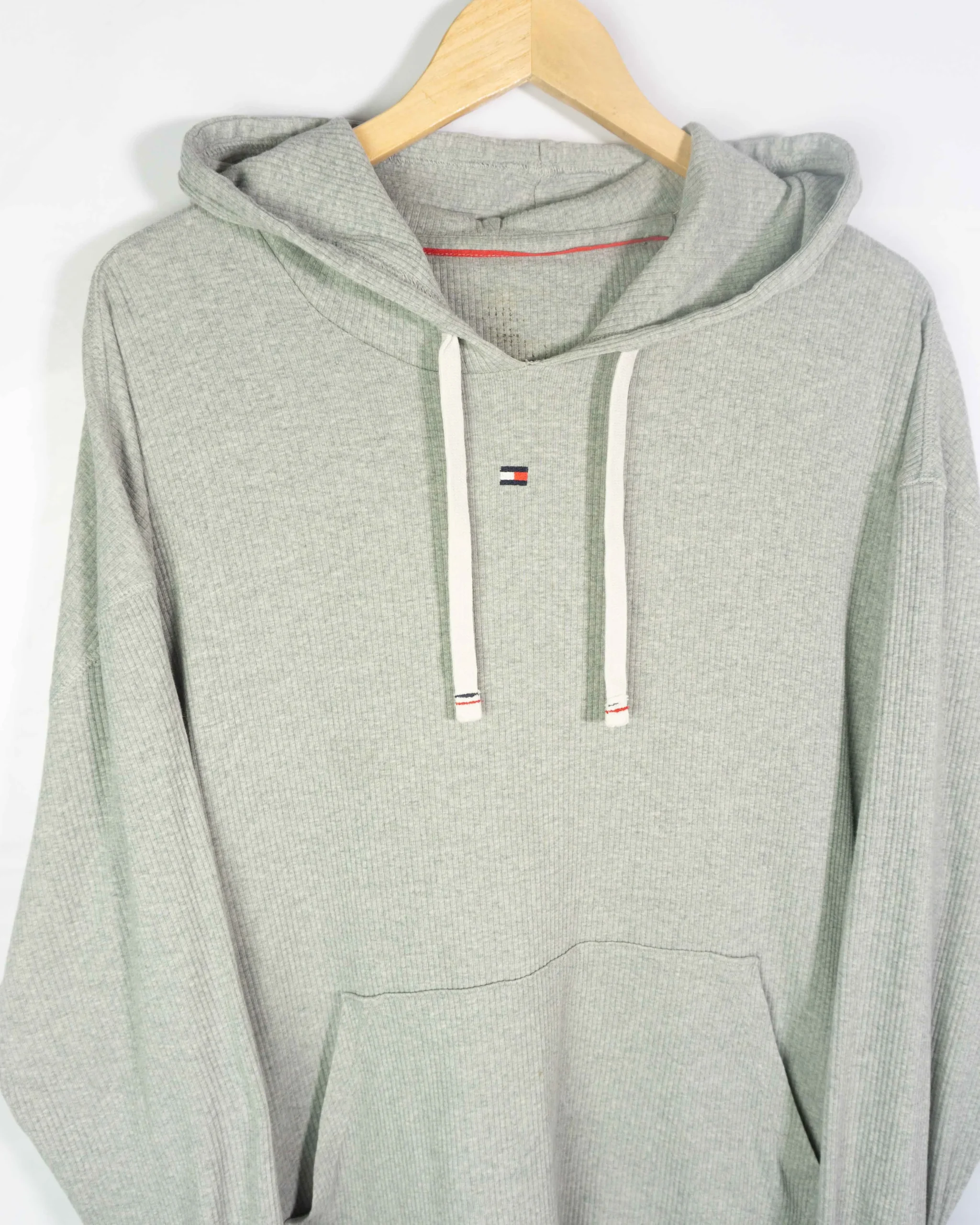 Sudadera Tommy Hilfiger gris XL - Lacaie Vintage Sudadera Tommy Hilfiger gris XL - Imagen 2