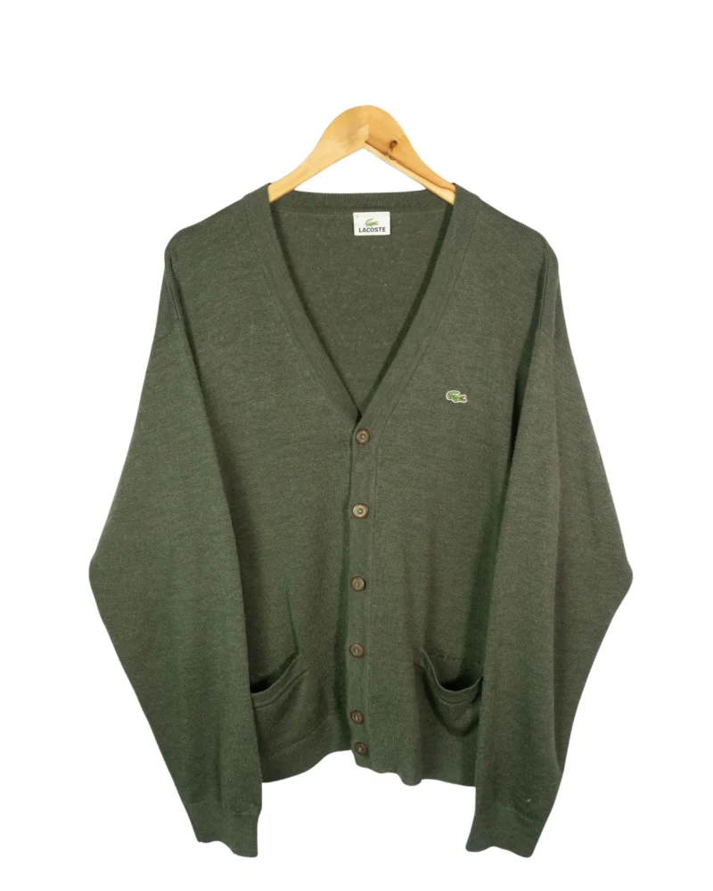 Cárdigan Lacoste vintage 00s marrón L