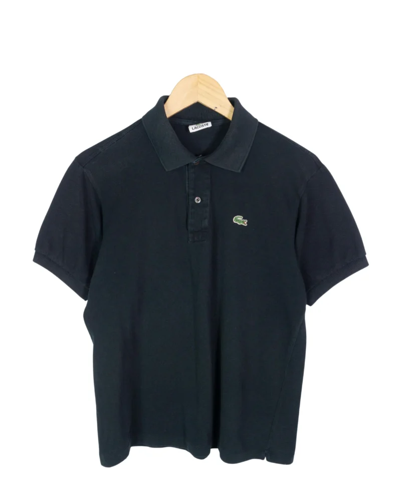 Polo Lacoste vintage 00s negro S