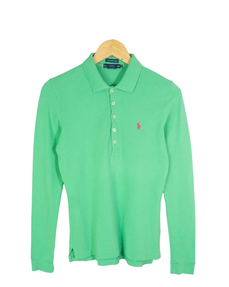 Polo mujer Ralph Lauren vintage 00s verde M