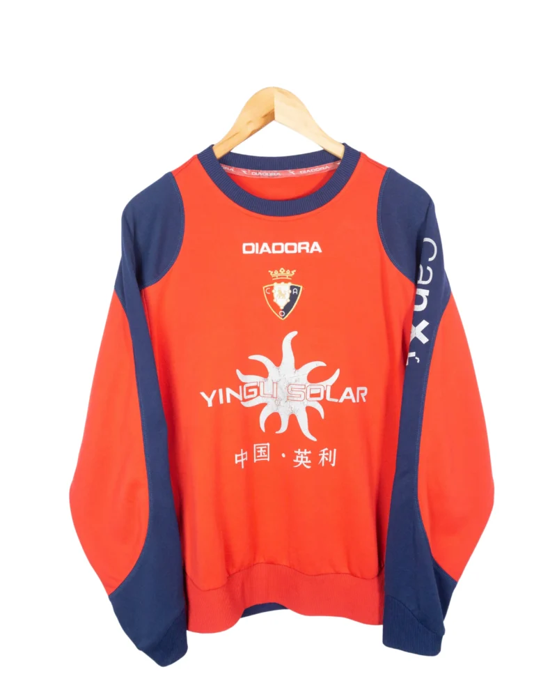 Sudadera Diadora Osasuna vintage 00s roja M
