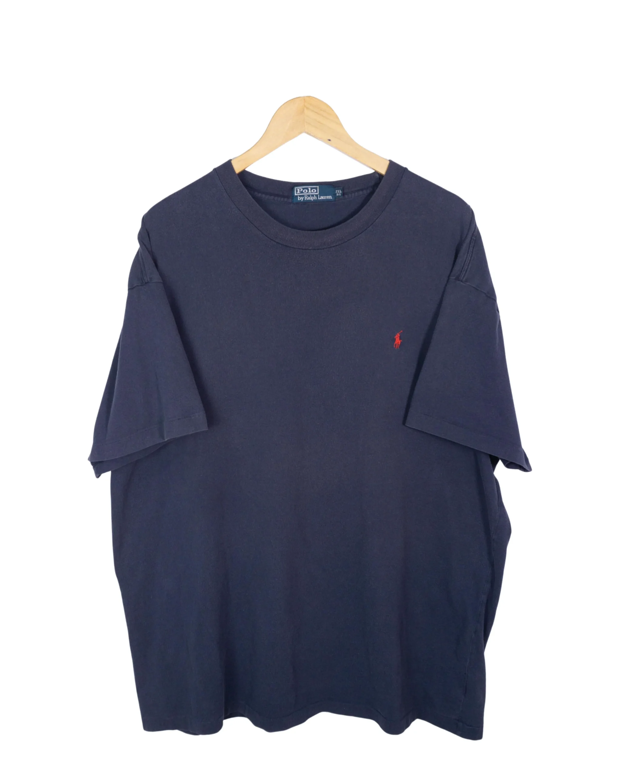 Camiseta Ralph Lauren vintage 90s azul marino XXL - Lacaie Vintage Camiseta Ralph Lauren vintage 90s azul marino XXL