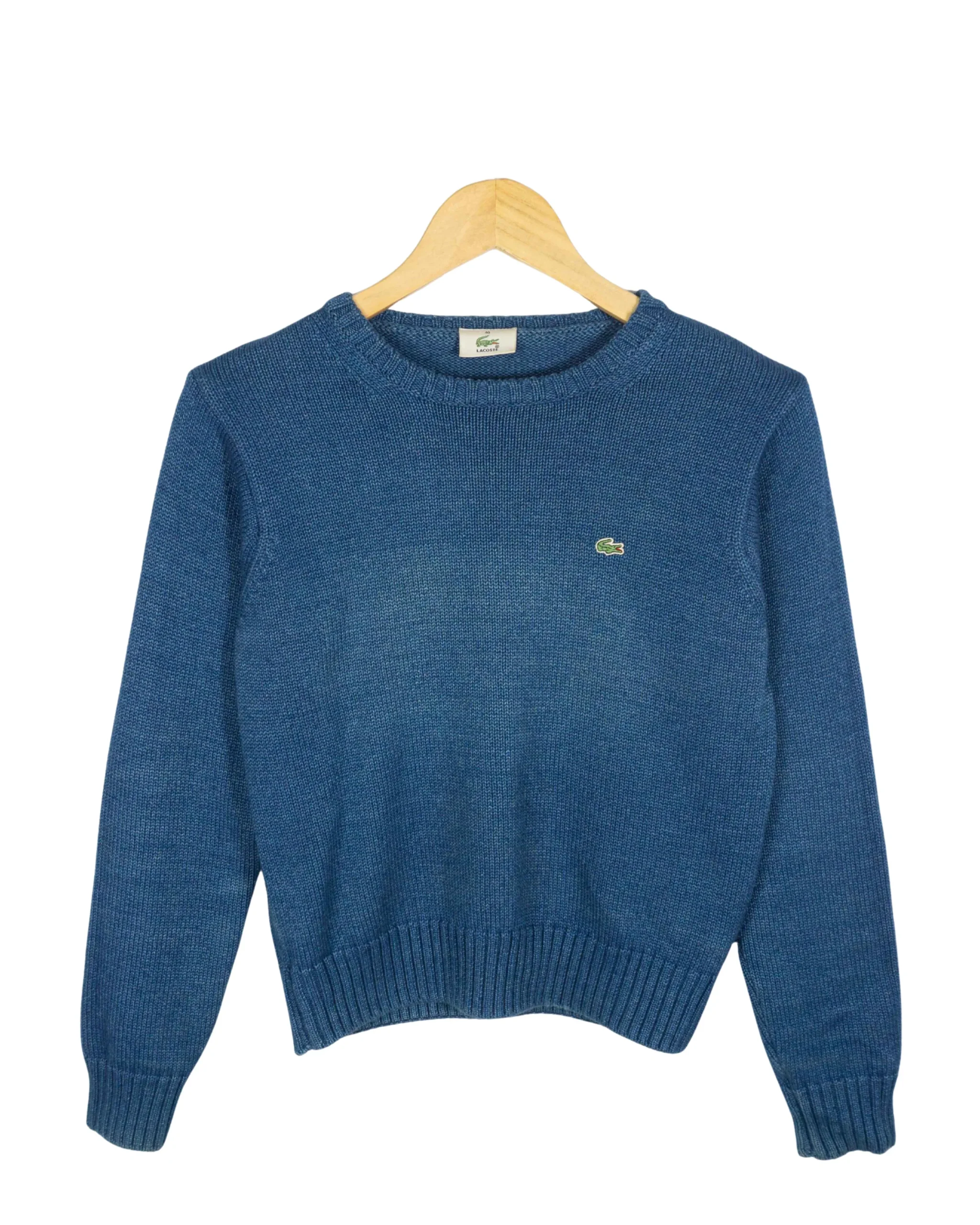 Jersey mujer Lacoste vintage 00s azul S - Lacaie Vintage Jersey mujer Lacoste vintage 00s azul S