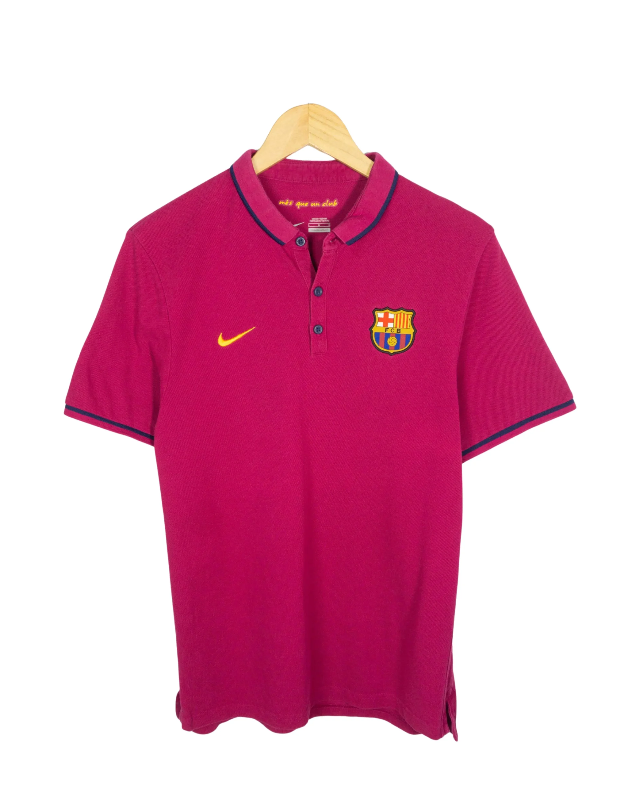 Polo Nike Fc Barcelona rosa M - Lacaie Vintage Polo Nike Fc Barcelona rosa M