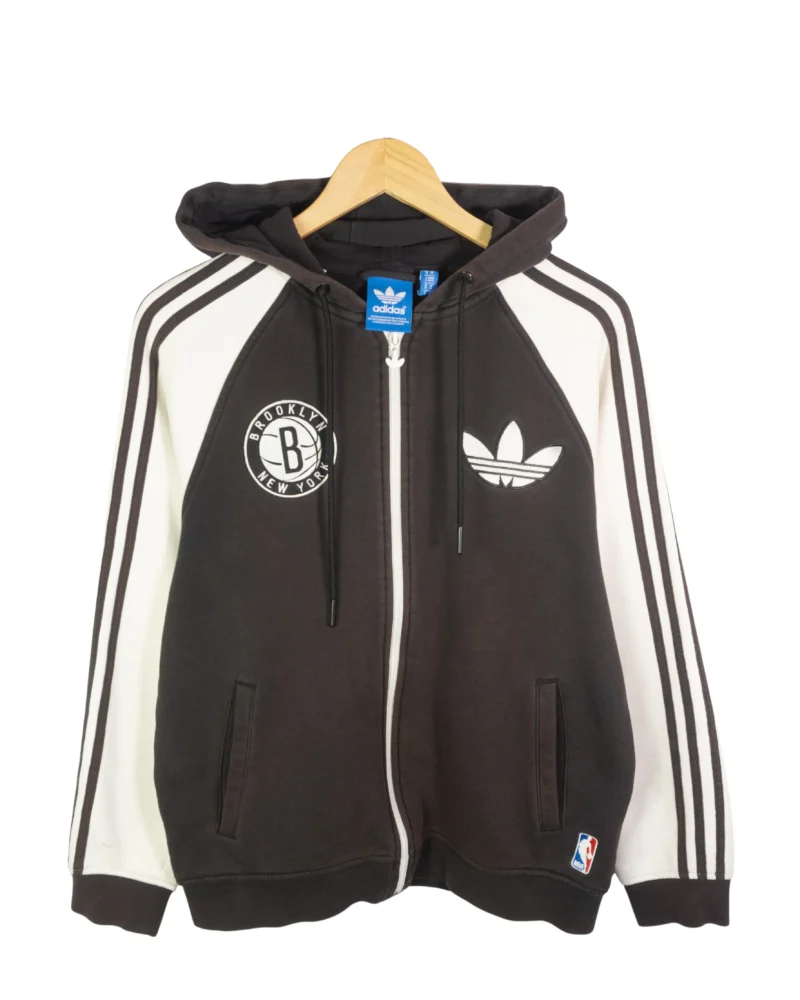Sudadera con cremallera Adidas Brooklyn Nets M