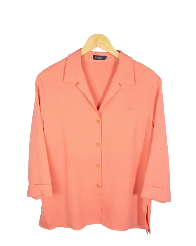Blusa Burberrys vintage 00s salmón 50