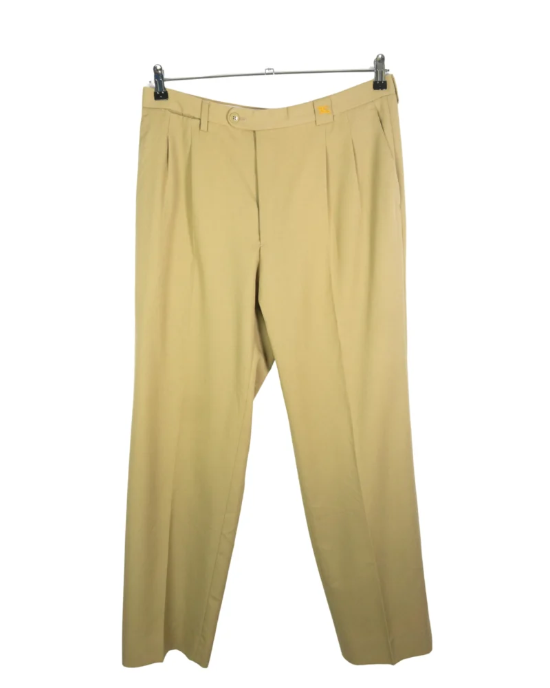 Pantalón de pinza Burberrys vintage 90s marrón 46