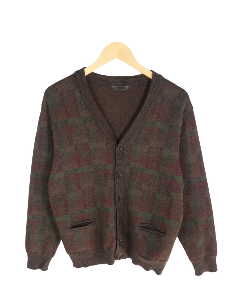 Cárdigan Dalmine vintage 90s marrón S
