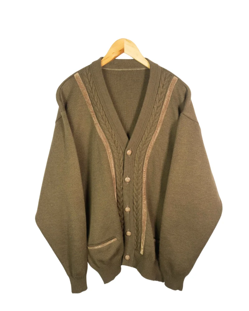 Cárdigan vintage 90s marrón L