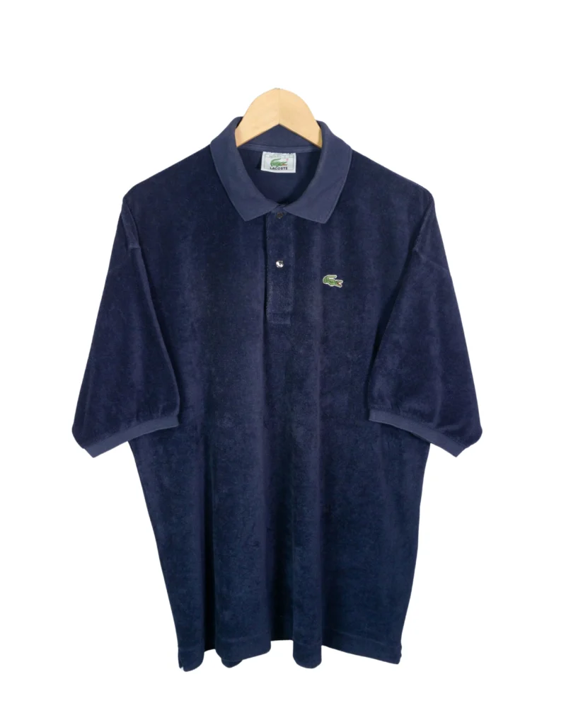Polo Lacoste vintage 90s azul marino XL