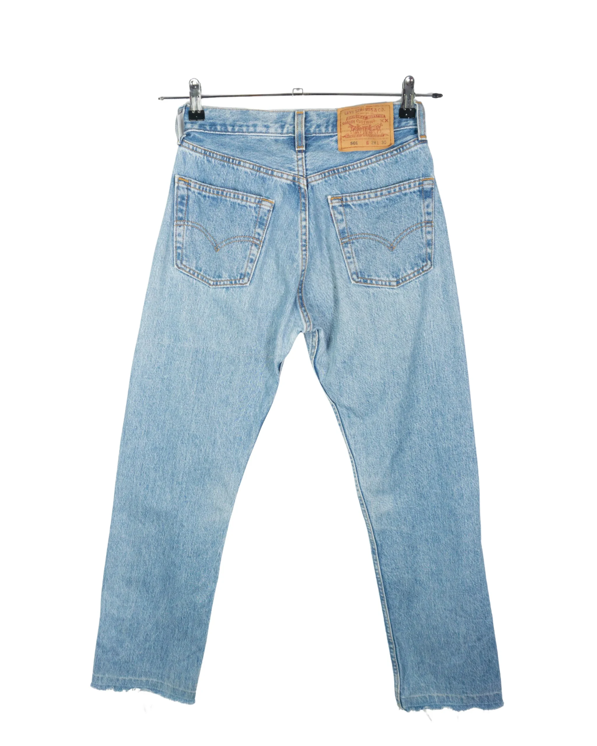 Vaquero Levis Made in USA azul claro W28 - Lacaie Vintage Vaquero Levis Made in USA azul claro W28