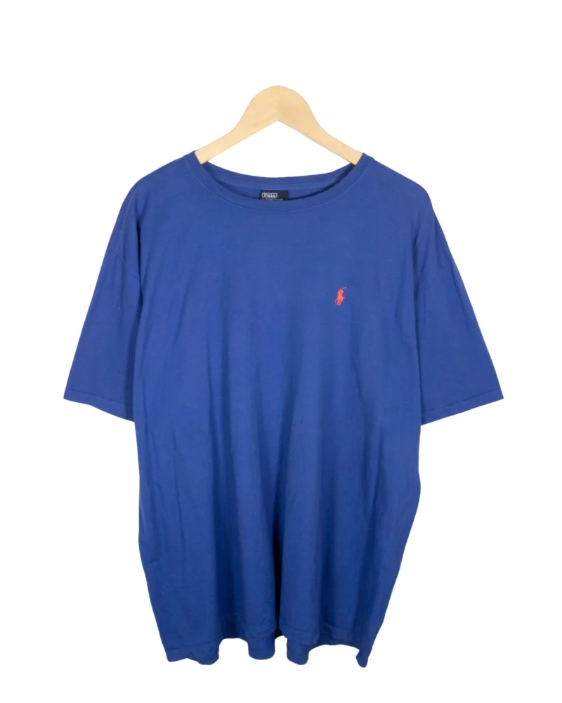 Camiseta Ralph Lauren vintage 90s azul XL