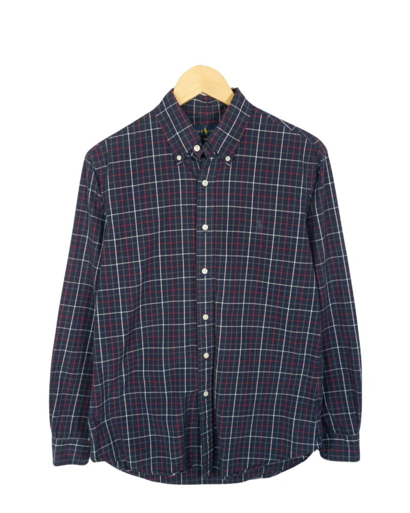 Camisa negra de cuadros Ralph Lauren M