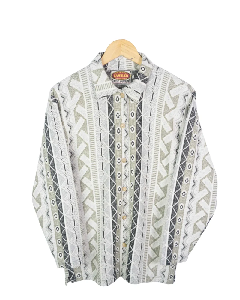 Camisa étnica vintage 90s M