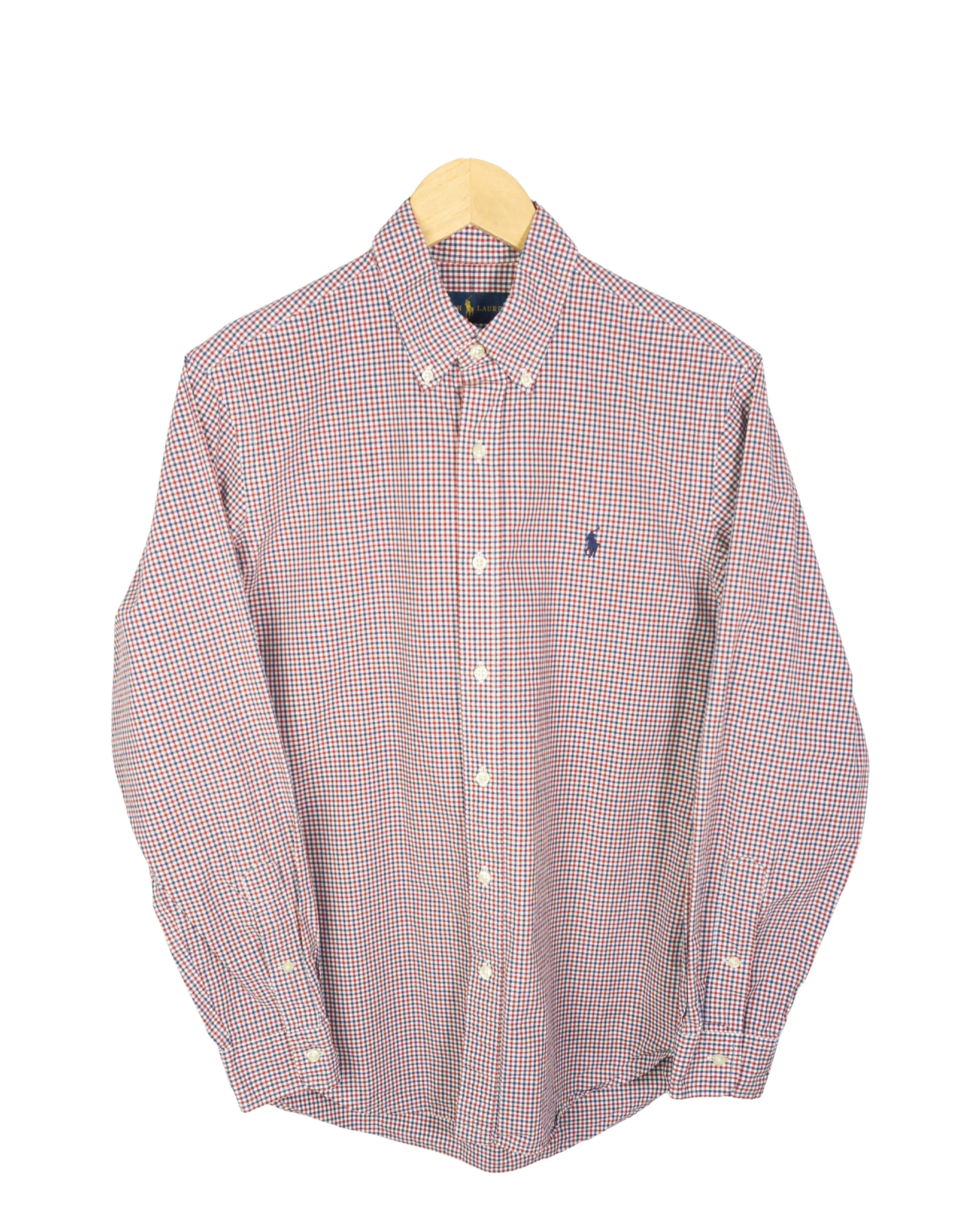 Camisa de cuadros Ralph Lauren M - Lacaie Vintage Camisa de cuadros Ralph Lauren M