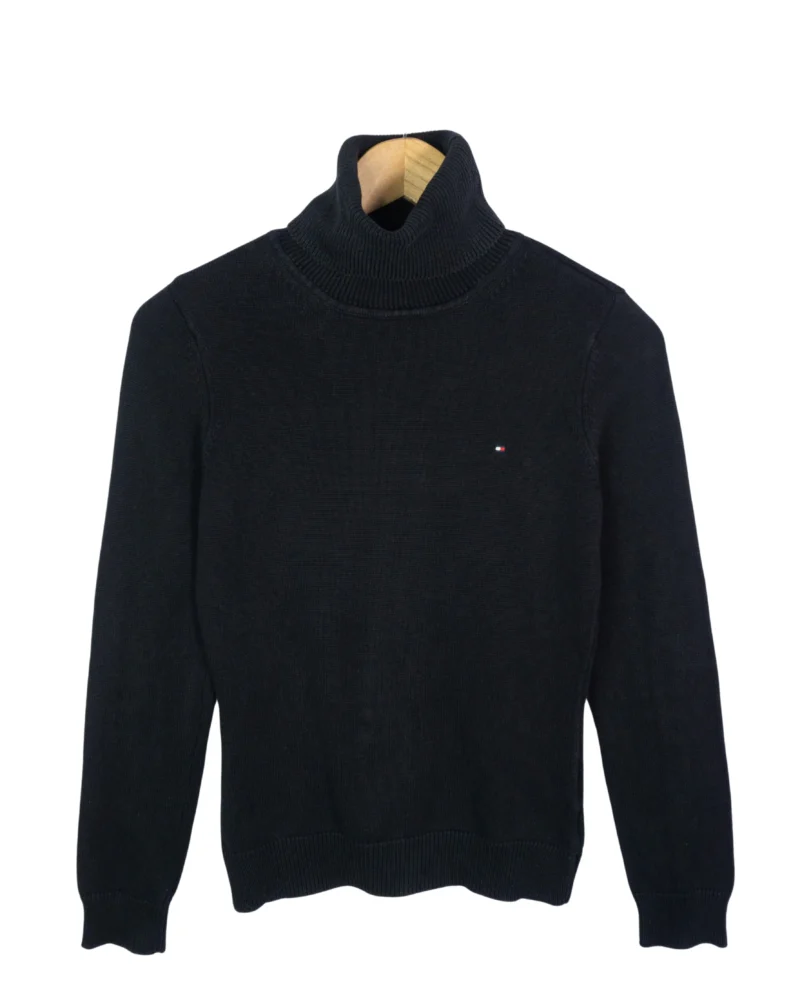 Jersey cuello alto mujer Tommy Hilfiger negro S