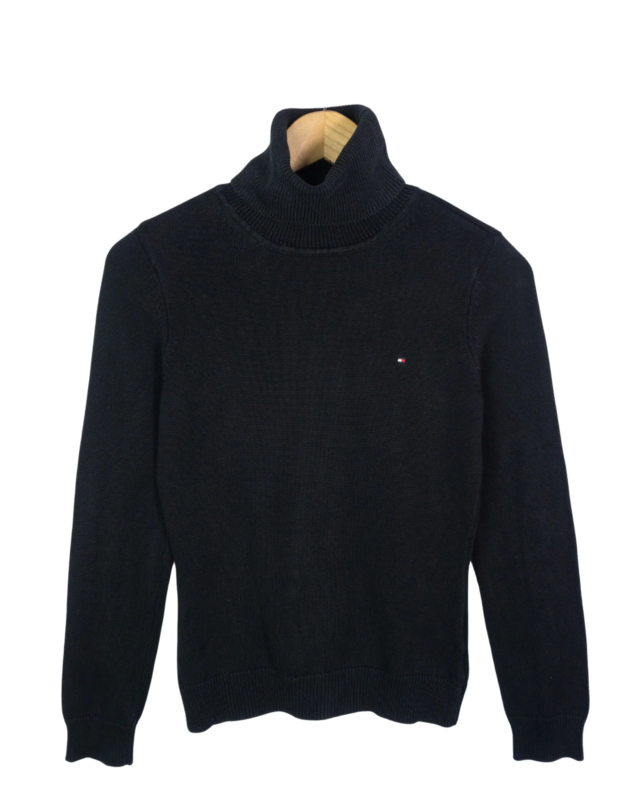 Jersey cuello alto mujer Tommy Hilfiger negro S - Lacaie Vintage Jersey cuello alto mujer Tommy Hilfiger negro S